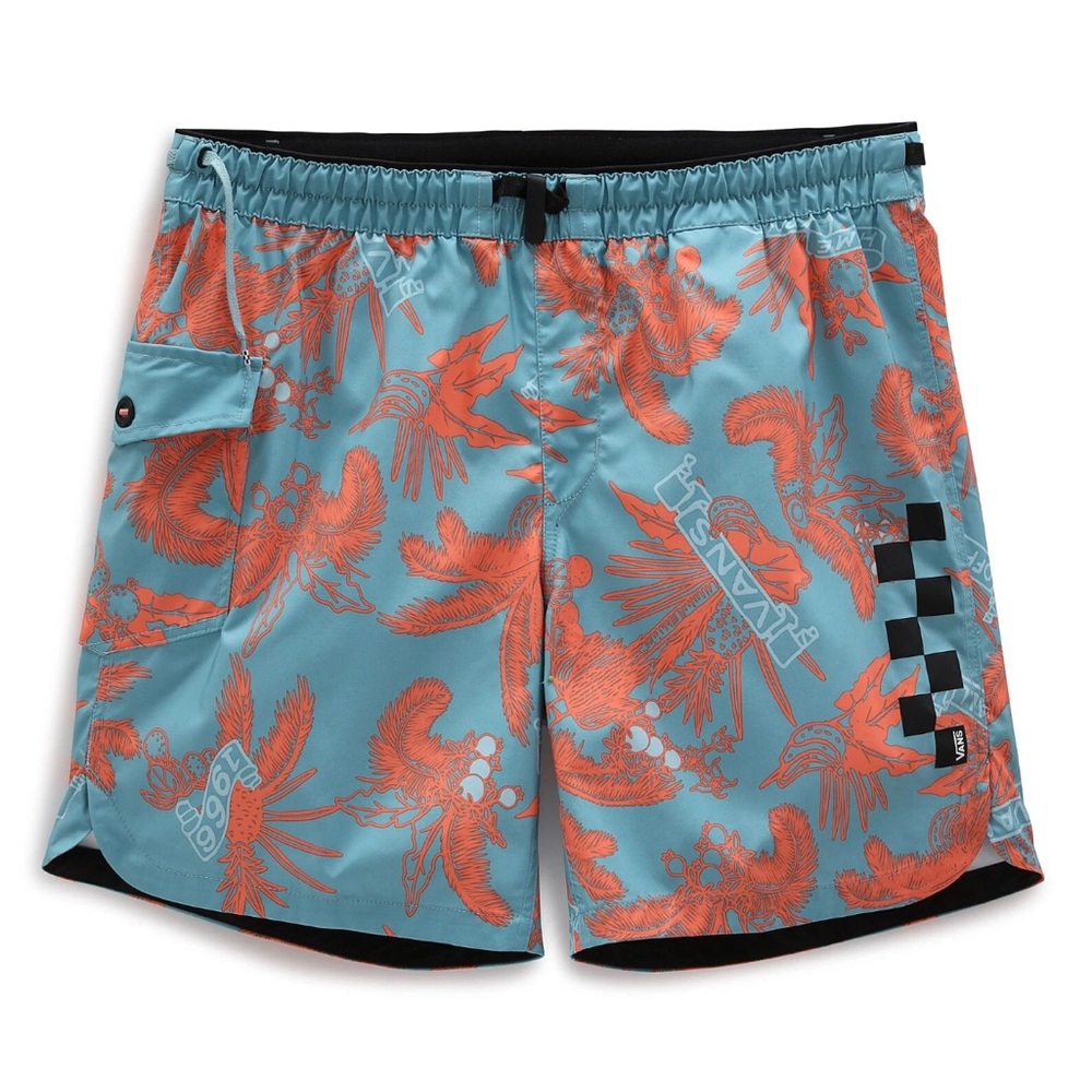 Vans Off The Wall 🏁Men's Surf Volley Swim Shorts 🌴